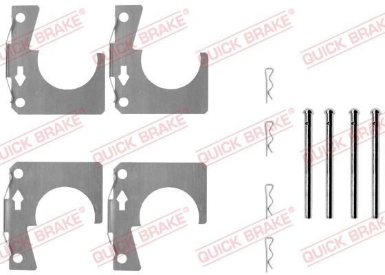 QUICK BRAKE Piederumu komplekts, Disku bremžu uzlikas 109-0914